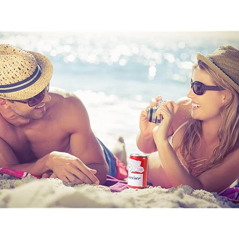 Bluetooth Can Speaker Wireless Audio Sound Stereo Beer Can Bluetooth  Music Player  Red