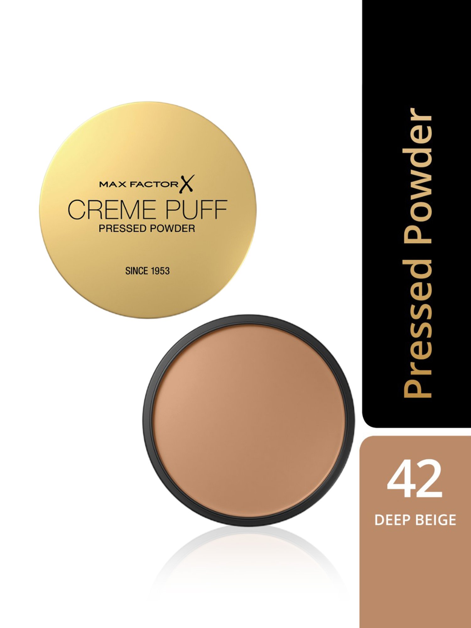 Max Factor Creme Puff Pressed Powder 42 Deep Beige - 14 gm