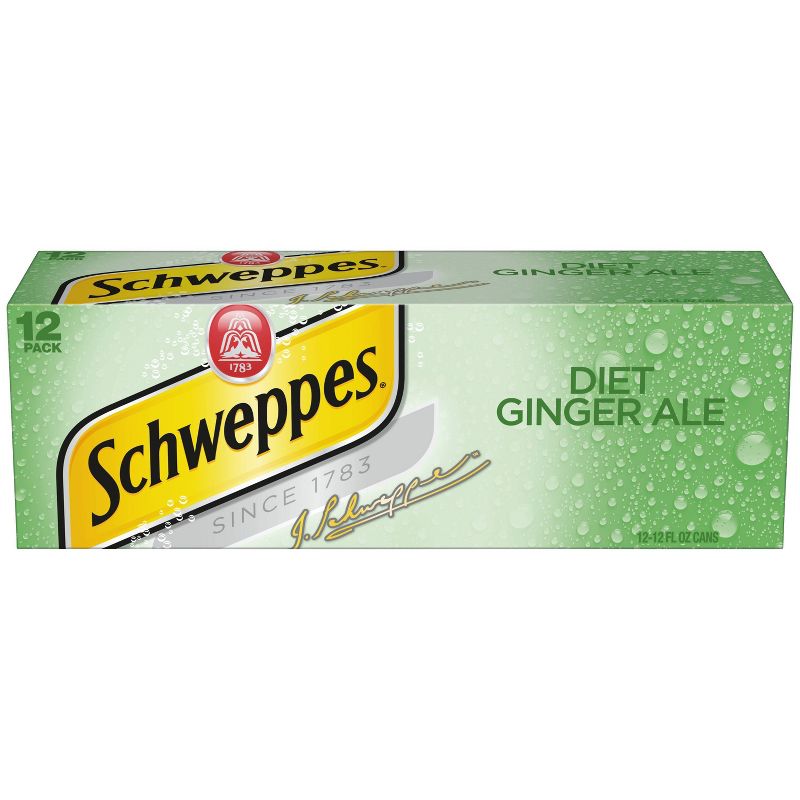 Diet Schweppes Ginger Ale - 12pk/12 fl oz Cans