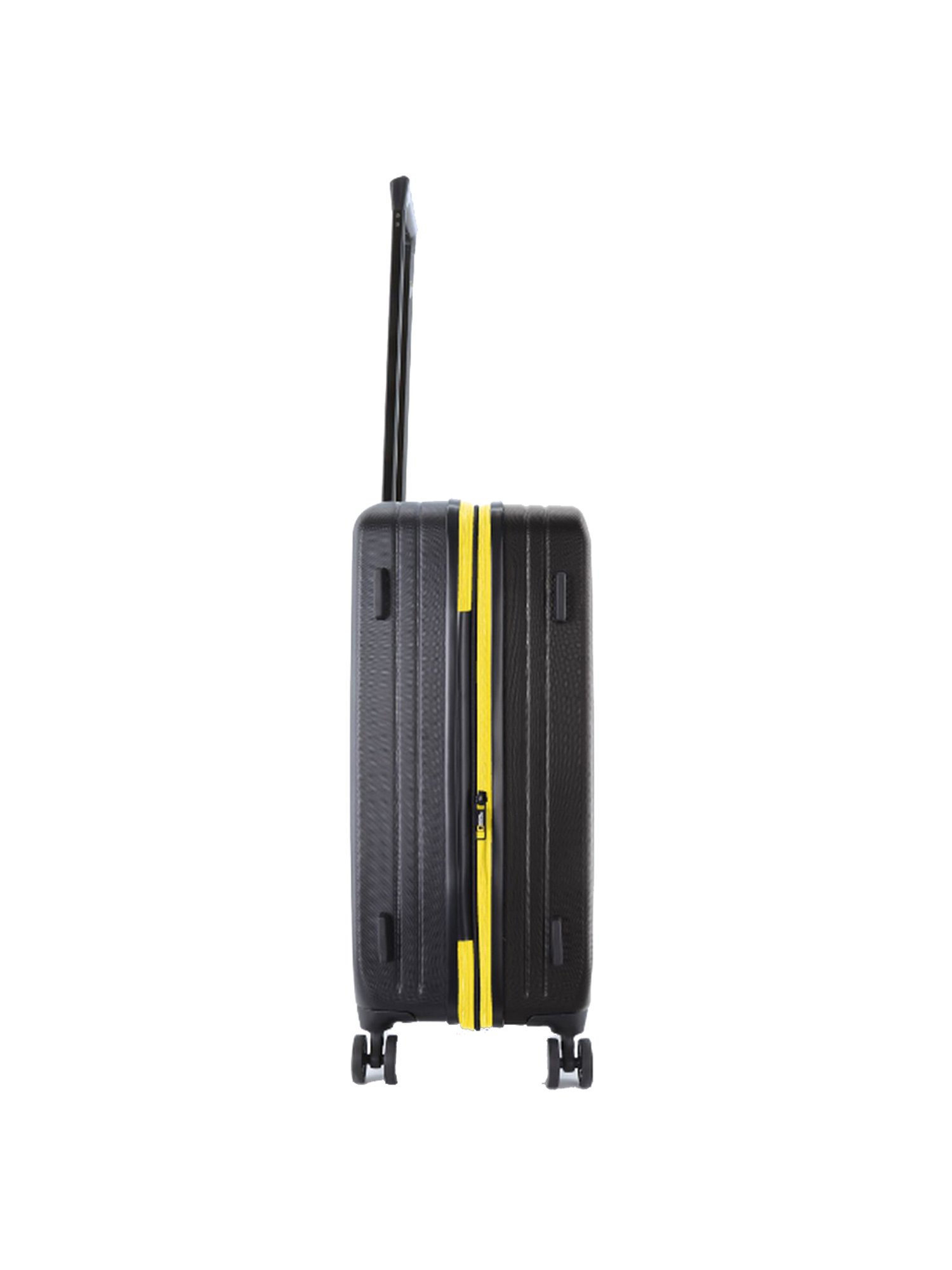 National Geographic Pulse Khaki/Black Medium Hard Check In Trolley - 24 Inch