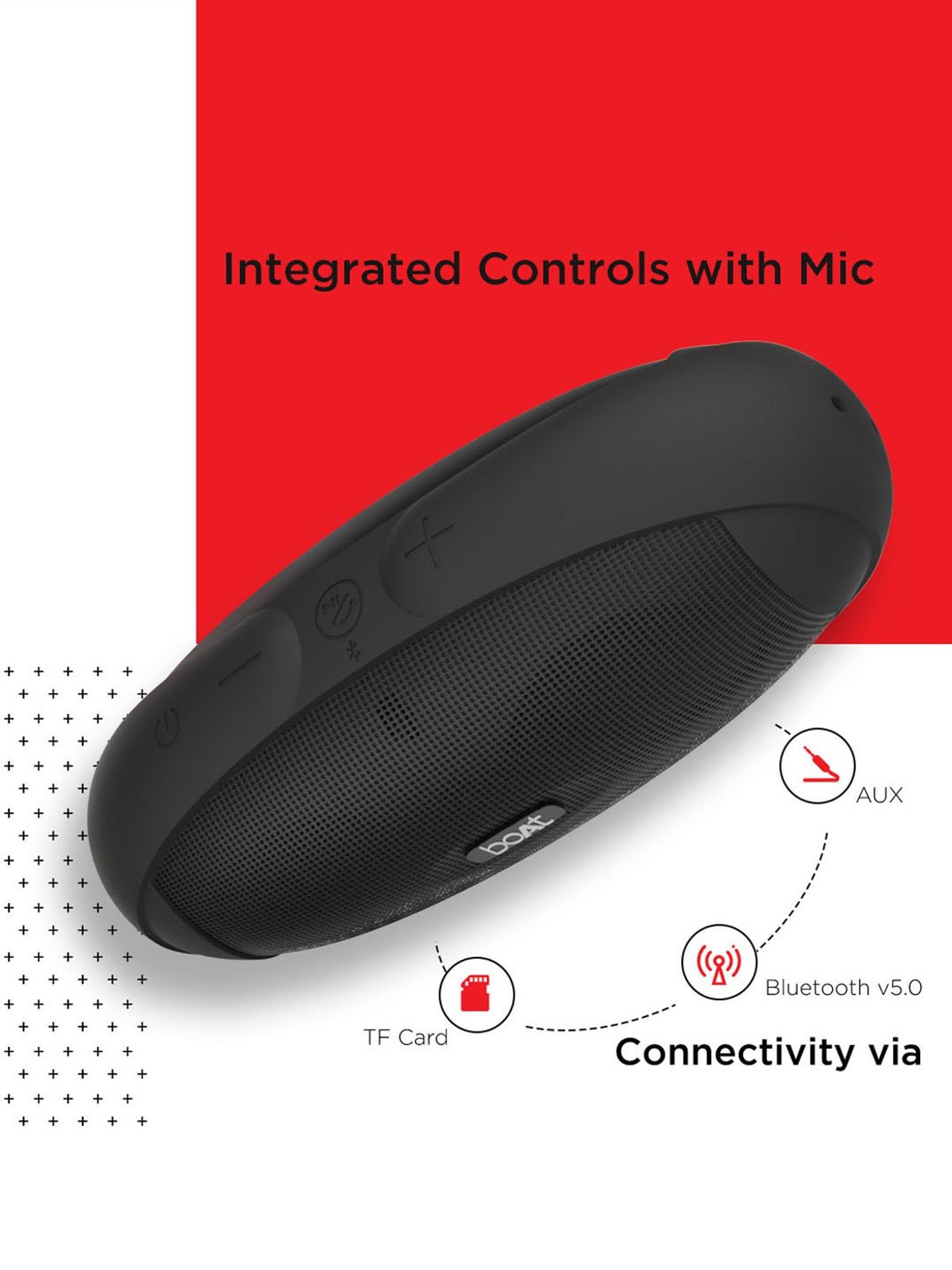 boAt Rugby Plus T 16W Bluetooth Speaker (Black)