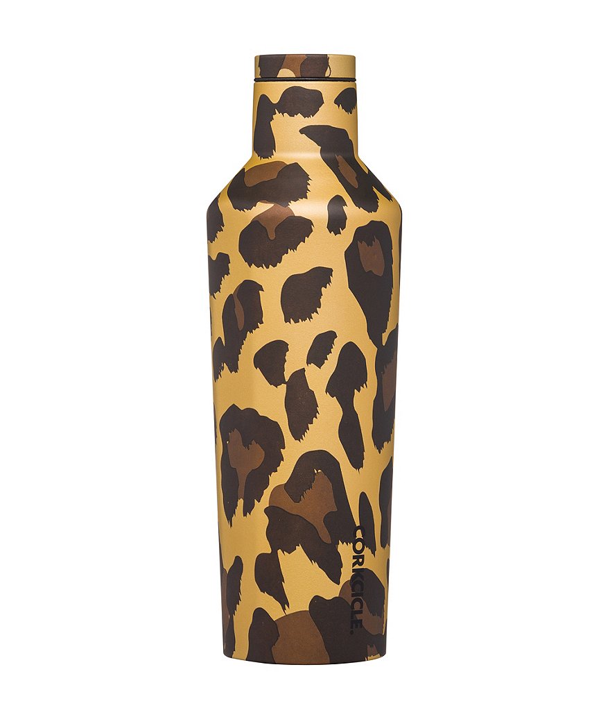 Corkcicle Stainless Steel Triple-Insulated Luxe Leopard 16-oz Canteen