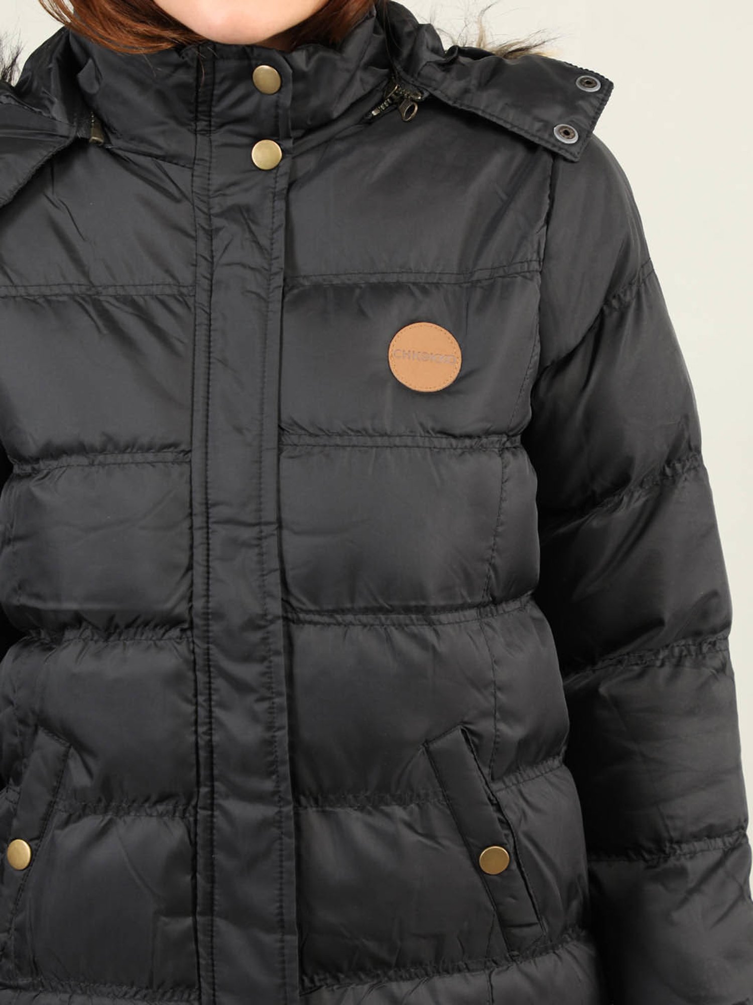 Chkokko Black Quilted Jacket