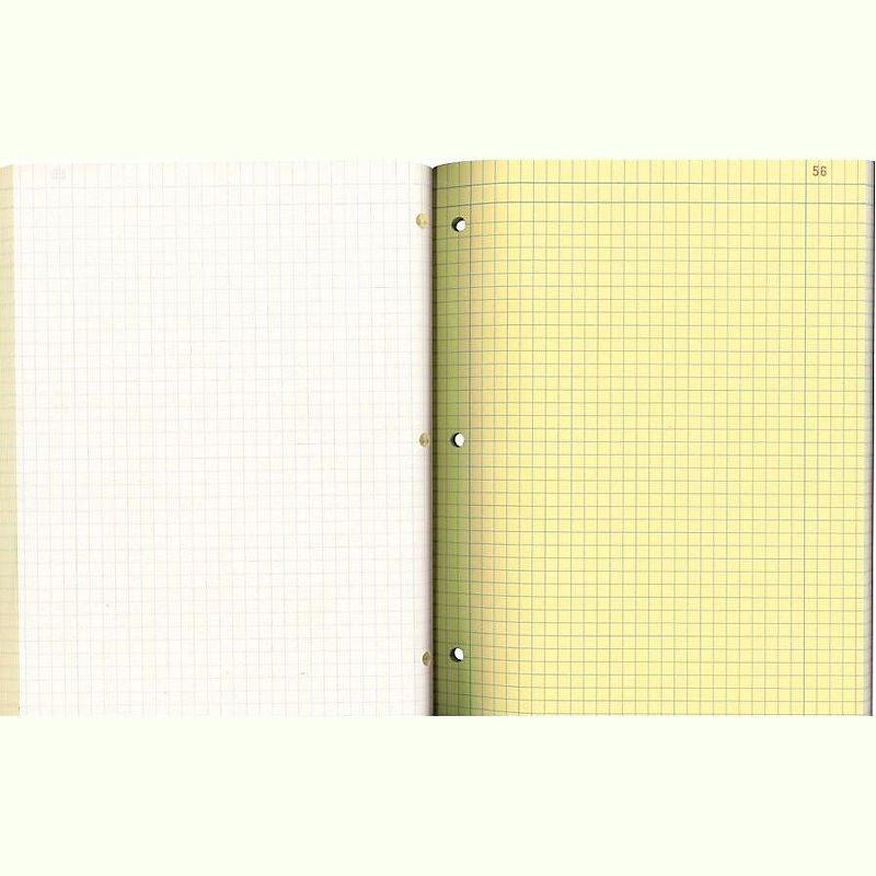 National Duplicate Lab Notebook Quadrille Rule 9 1/4 x 11 White/Yellow 200 Sheets 43649