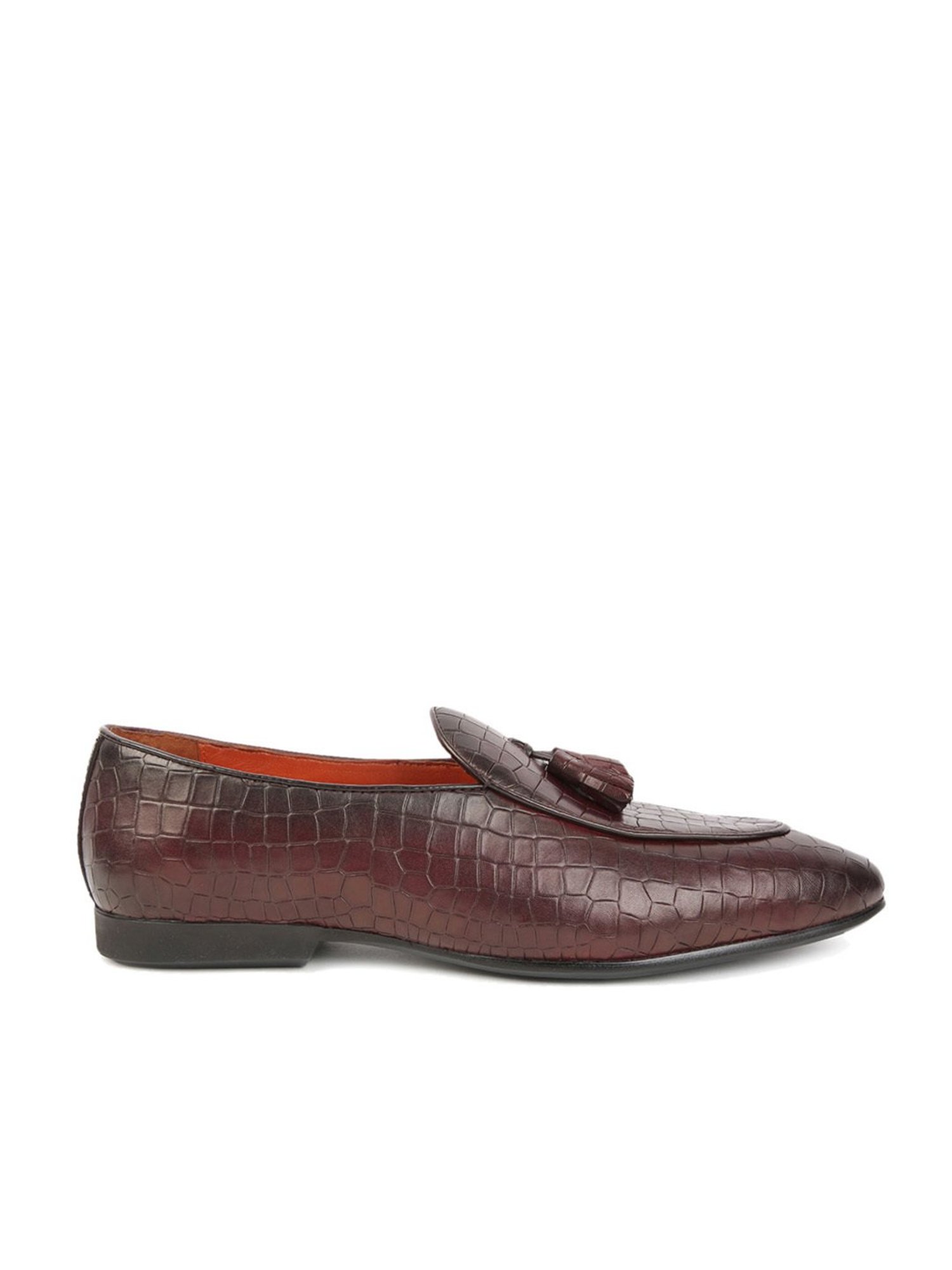 Gabicci Men's Oakland Burgundy Mocassins
