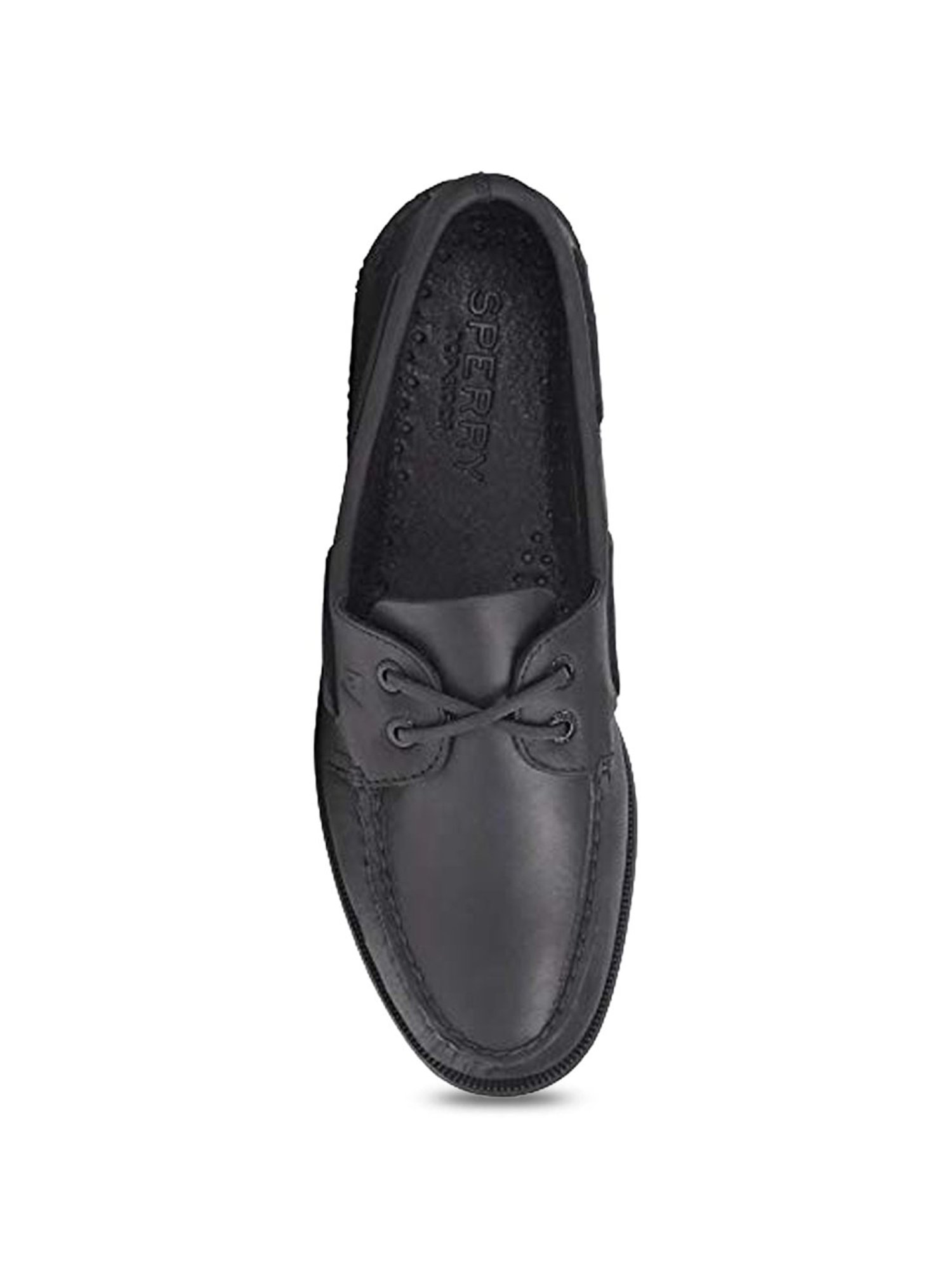 SPERRY Men's A/O Jet Black Boat Shoes