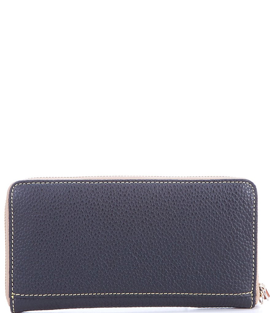 Dooney & Bourke Pebble Collection Large Zip Around Wristlet