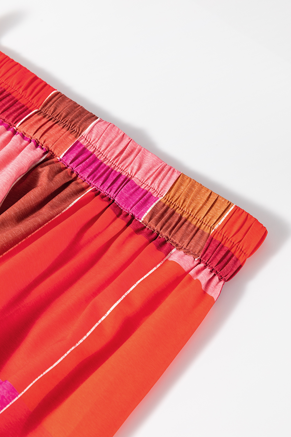 I.N. Studio Romantic Ditsy Floral Print Pucker Knit Tiered Midi Skirt