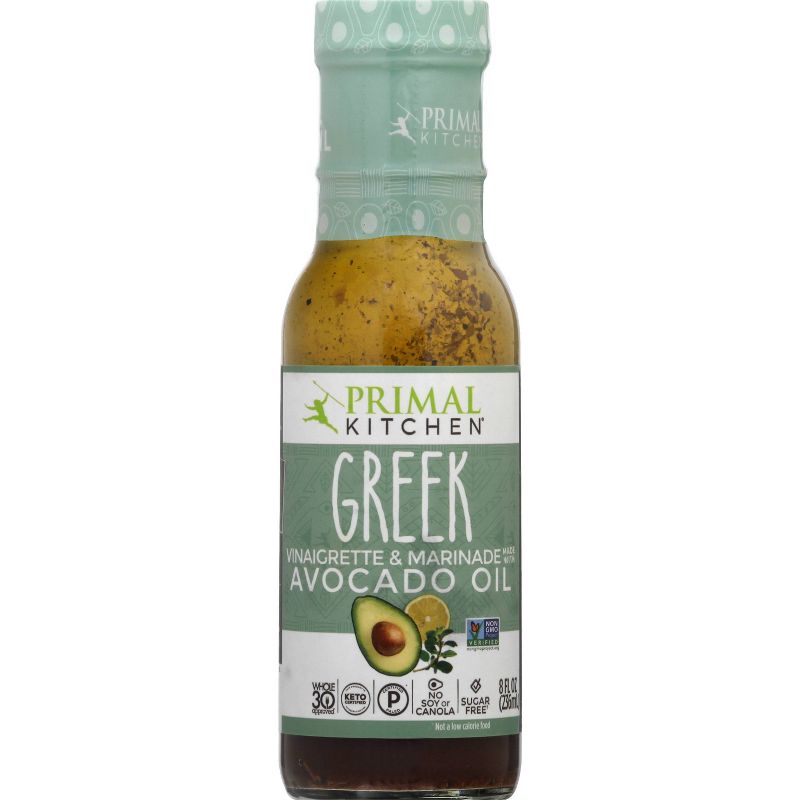 Primal Kitchen Greek Vinaigrette with Avocado Oil  - 8fl oz