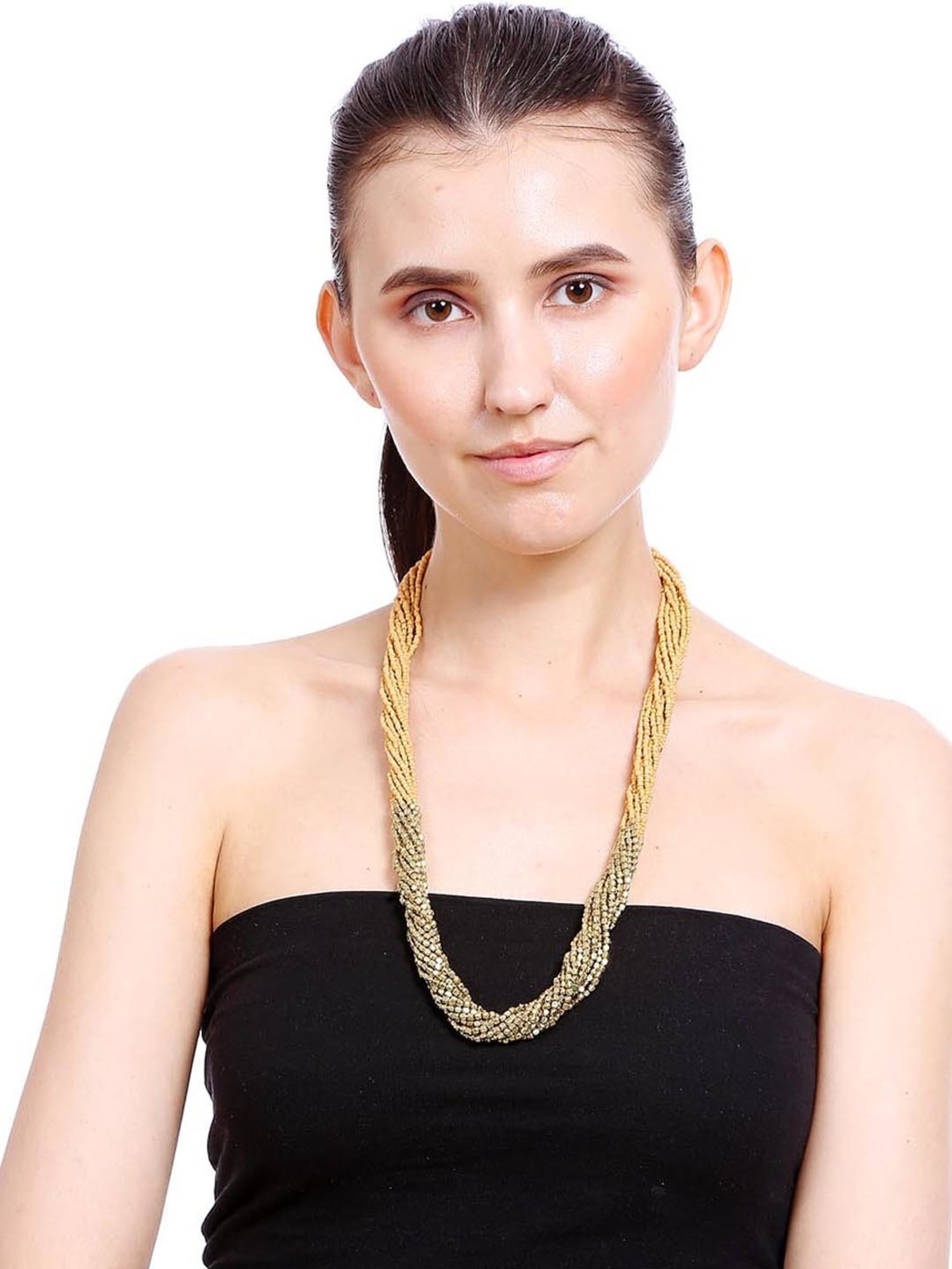Imli Street Cream & Golden Necklace