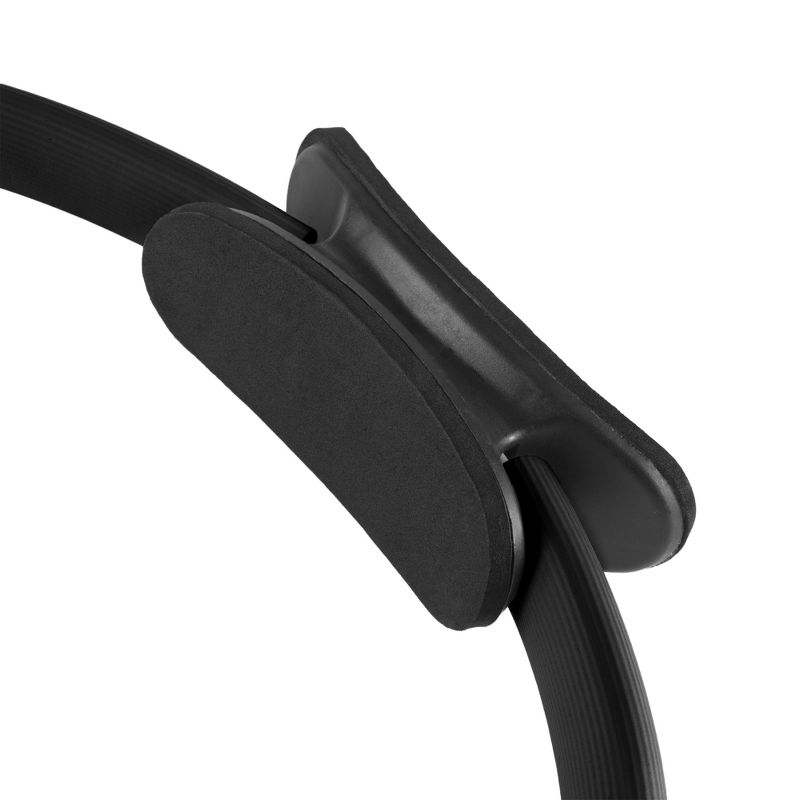 Wakeman Fitness 15" Pilates Dual Grip Toning Ring - Black