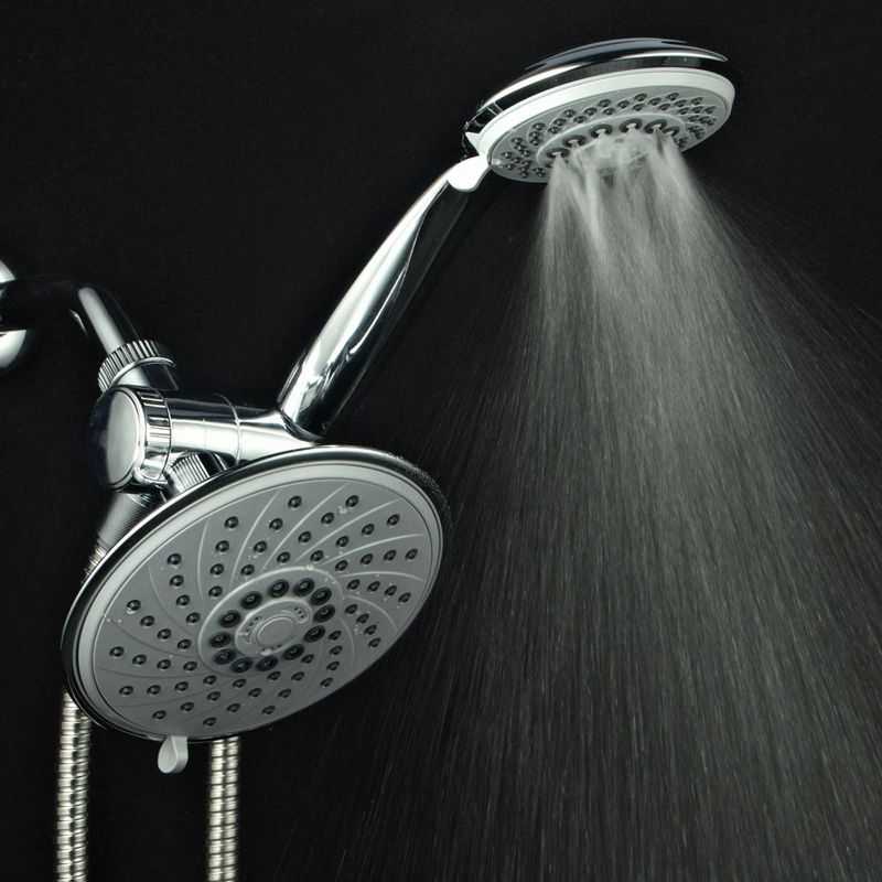 Aqua Dance 3 Way Rainfall Combo Showerhead Chrome - HoteSpa