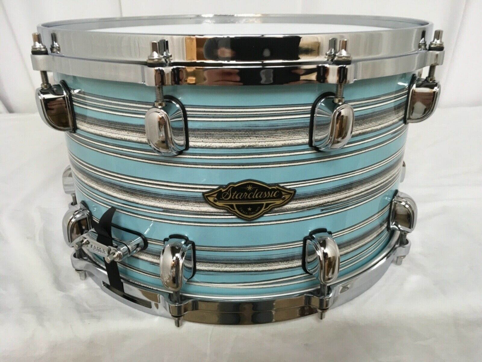Tama Starclassic Walnut/Birch 14" X 8" Snare Drum/Lacquer Arctic Blue Oyster