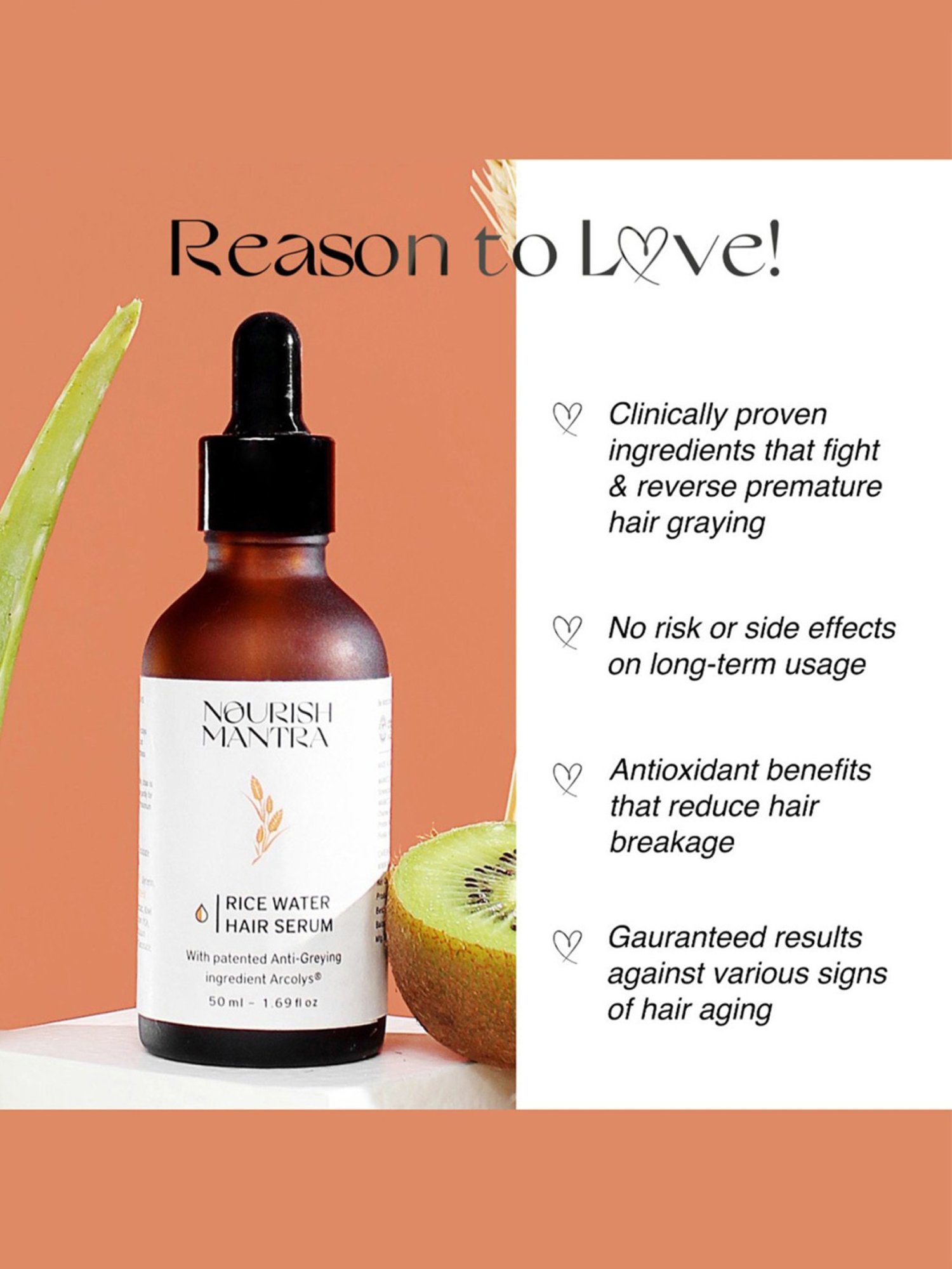 Nourish Mantra Rice Water Hair Serum - 50 ml