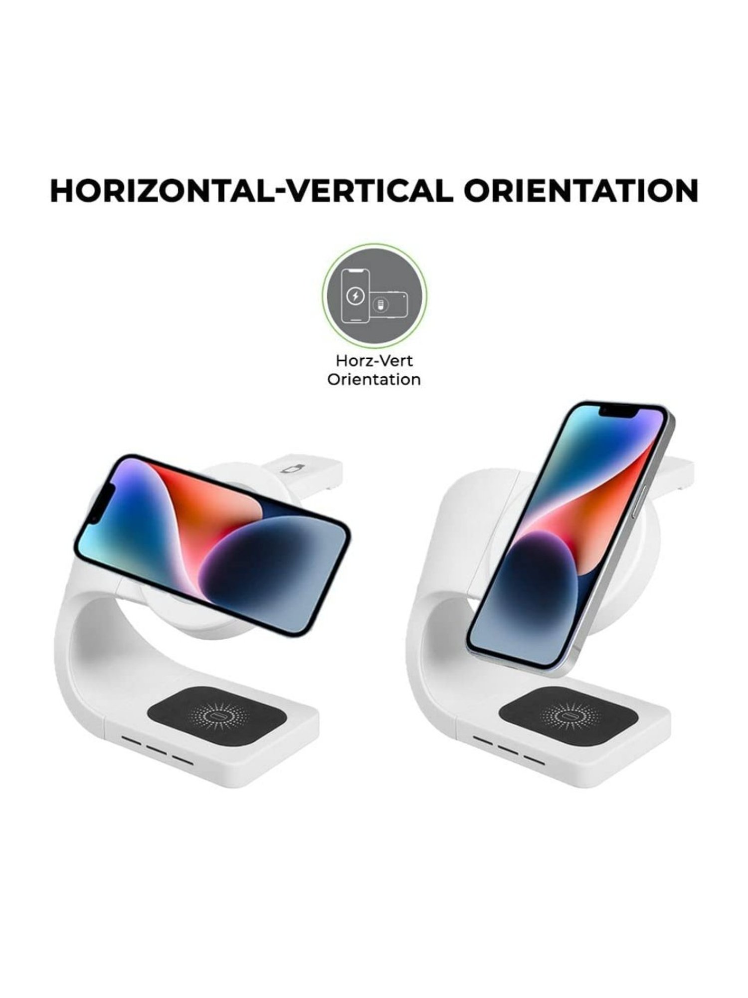 Ultraprolink UM1006ZW Vylis Curve 20W 4-in-1 Mag-Safe Charging Dock with PD Charger (White)