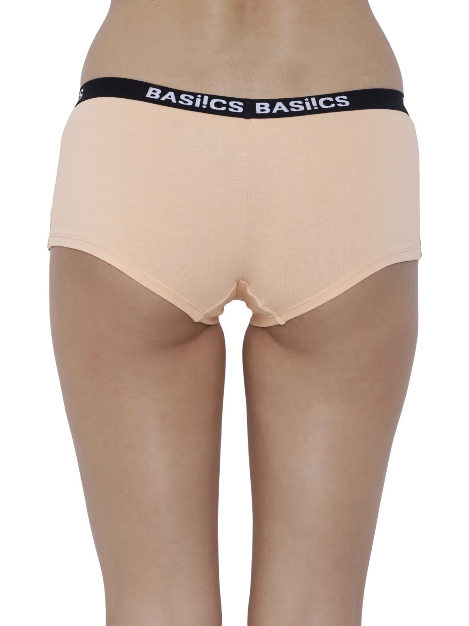 BASIICS by La Intimo Beige Boyshort Panty