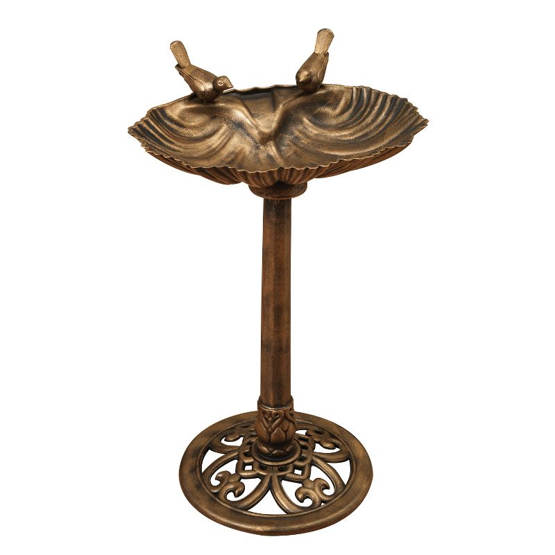 9" Classic II Birdbath with Tripod Stand Antique Copper - Achla Designs