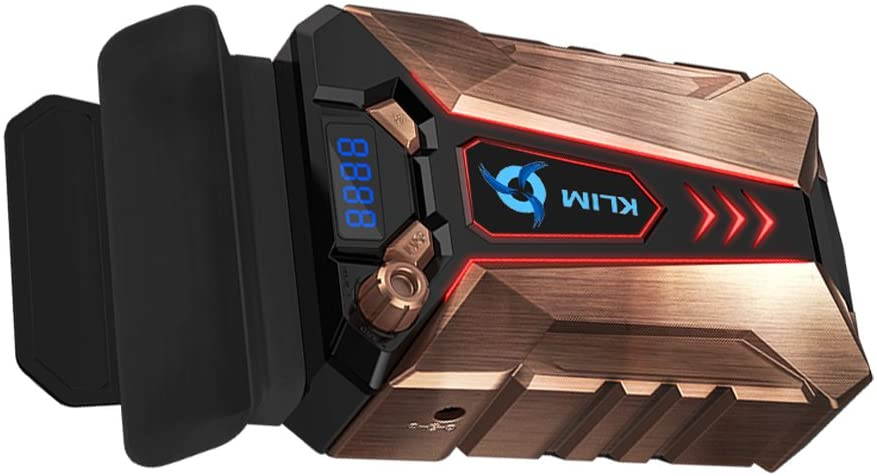 Metal Laptop Cooler Fan - The Most Powerful Gaming External Air Vacuum - Computer USB for Immediate Cooling - Slim - Portable - Quiet - Cooling Pad to Solve Internal Overheating