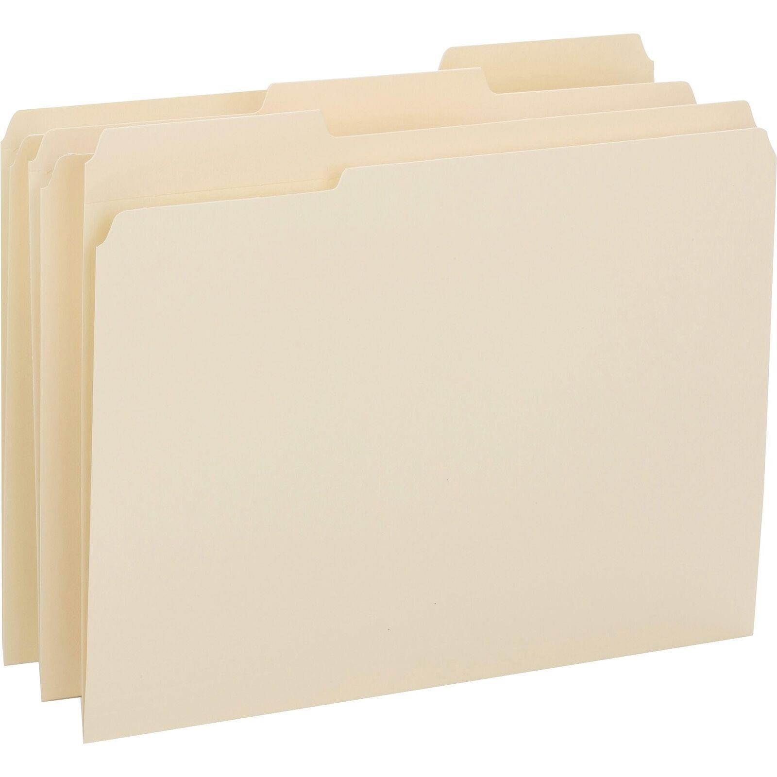 Business Source Top Tab File Folder - Letter - 8.50" X 11" - 0.75" (bsn16515)