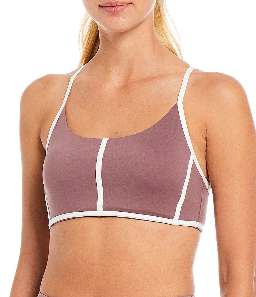 Antonio Melani Active Reaction Light/Medium Impact Contrast Trim Sports Bra
