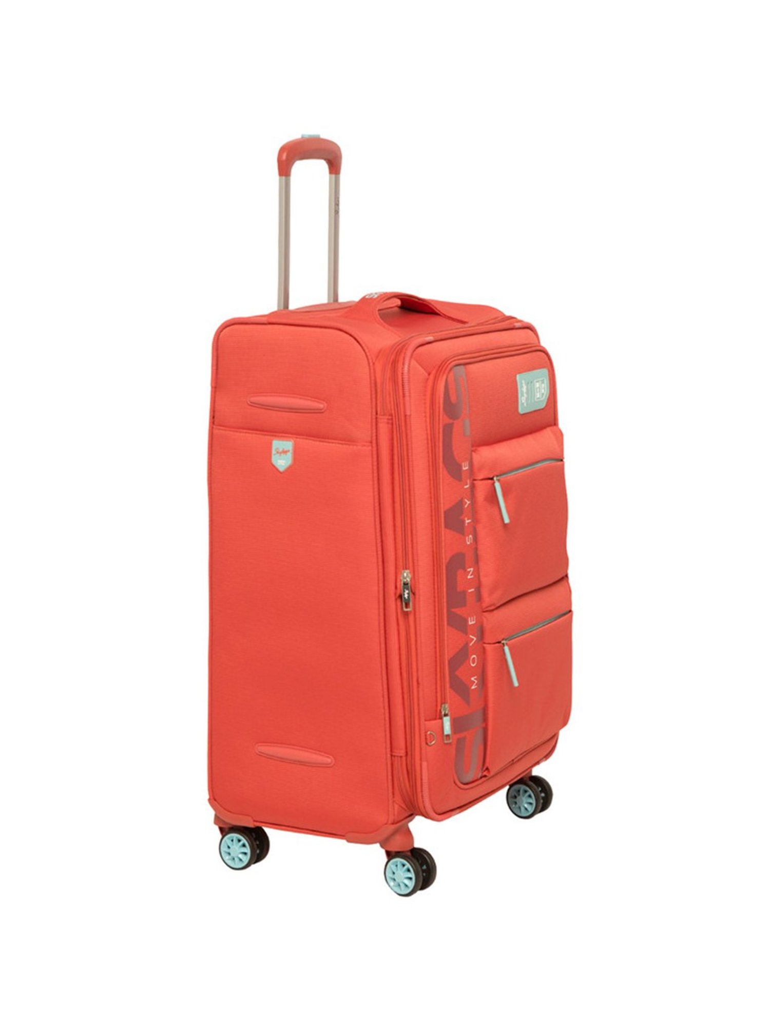 Skybags Vanguard Orange 4 Wheel Medium Soft Cabin Trolley - 46 Inch