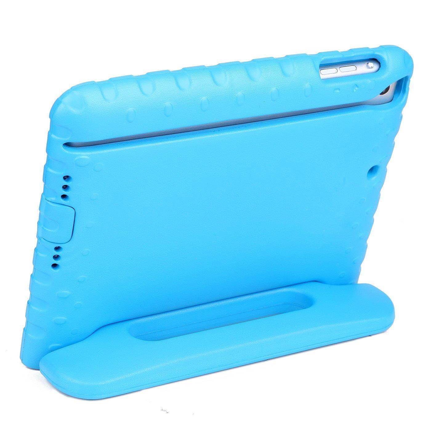 iPad Mini Case,AGRIGLEER [Kids Series]Shock Proof Convertible Handle Light Weight Super Protective Stand Cover Case for Apple iPad Mini /Mini 2/Mini 3 (Blue)