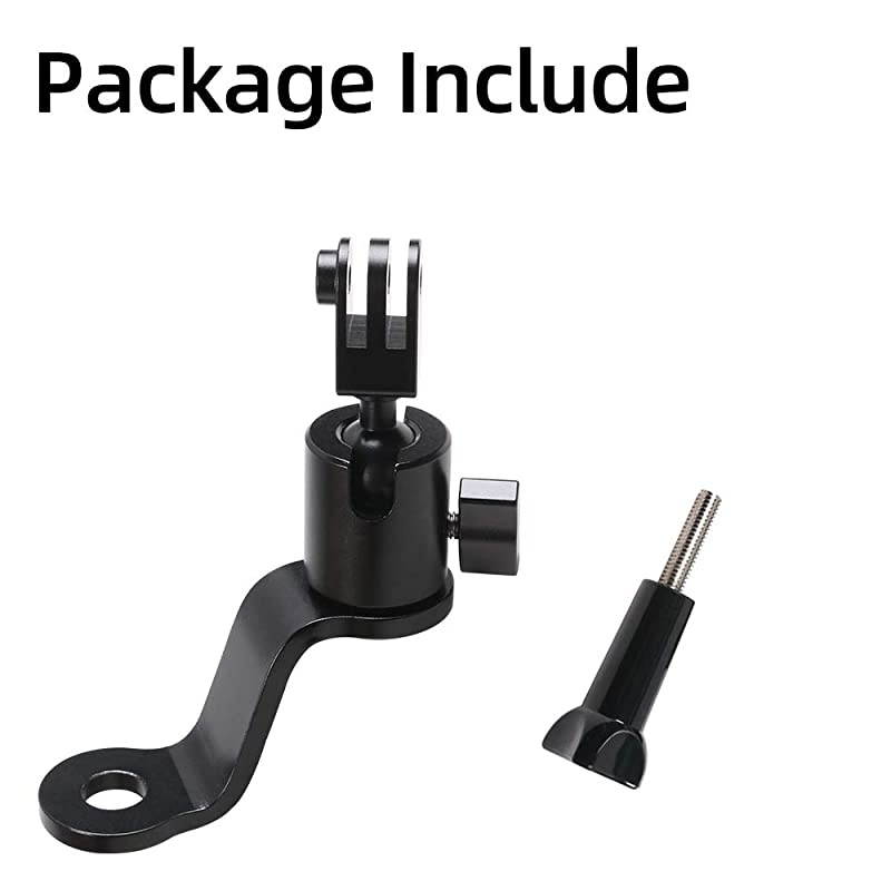 Motorcycle Rearview Mirror Mount Holder Motorcycle Fixed Holder Mount for Gopro Hero 8765 BlackYIAKASOSJCAMDJI Osmo Action Cameras Perfect Motorcycle Sports Camera Holder Bracket