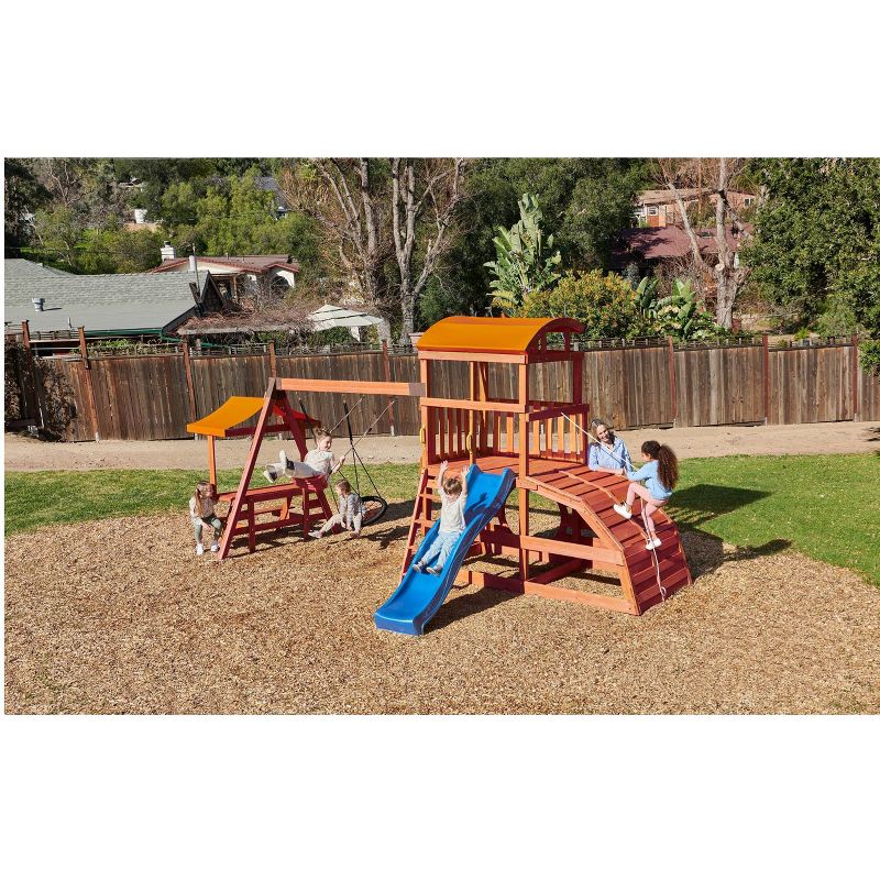 Little Tikes Real Wood Adventures Bushy Tail Burrow Outdoor Playset