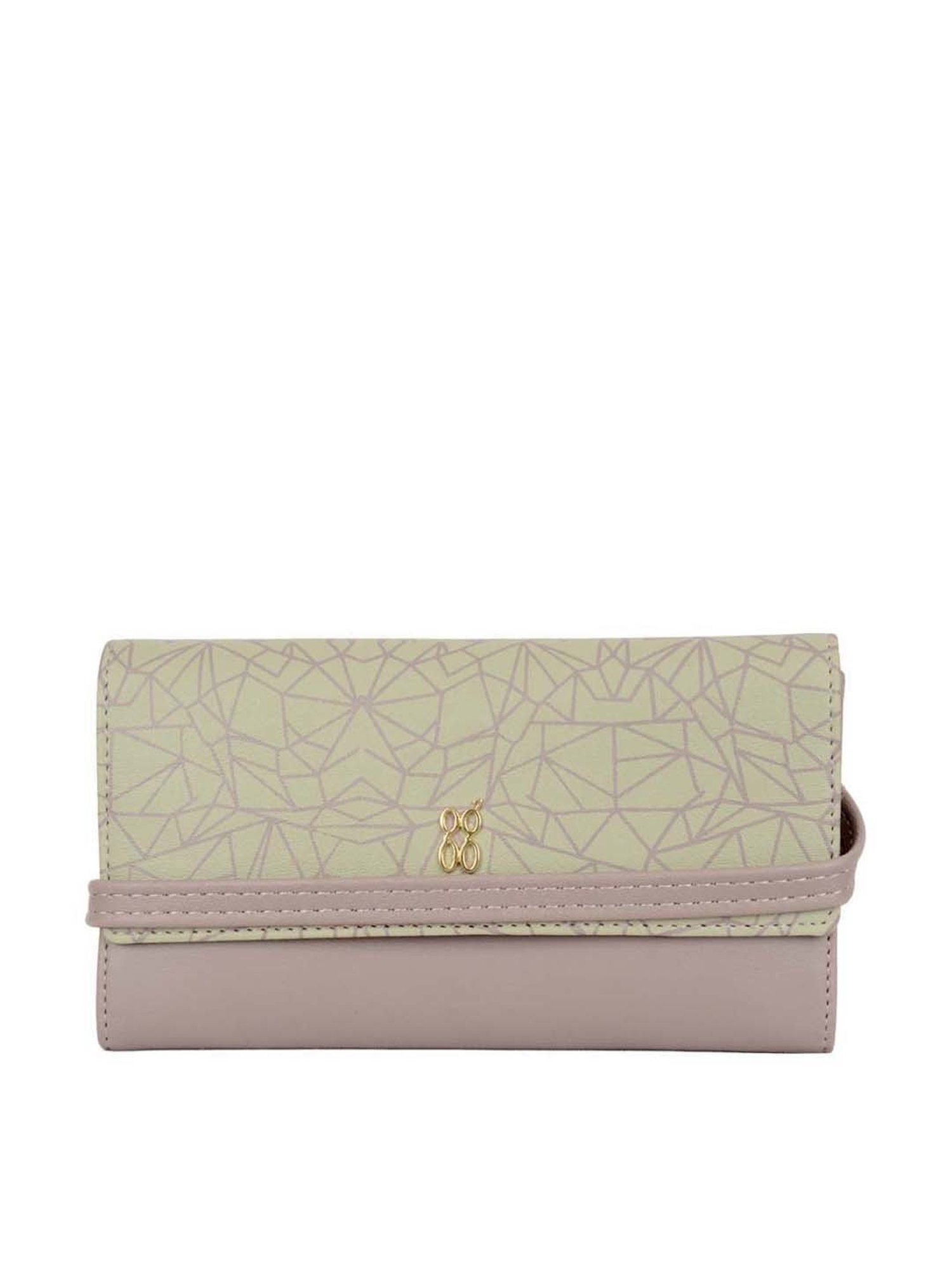 Baggit Purple Printed Wallet for Women