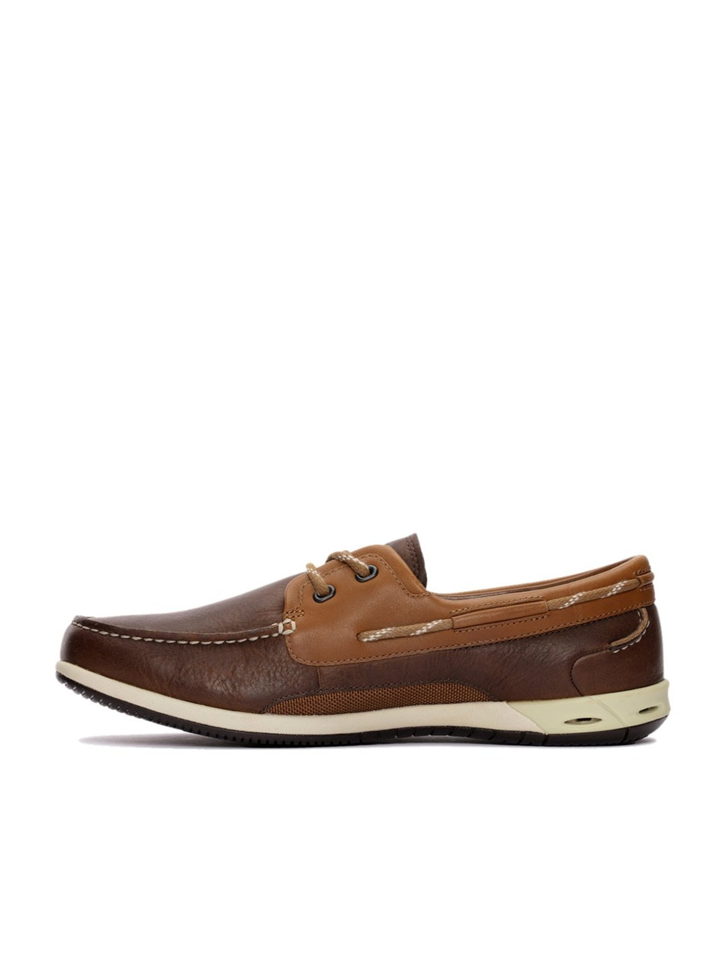 Clarks Men's Orson Harbour Brown Boat Shoes