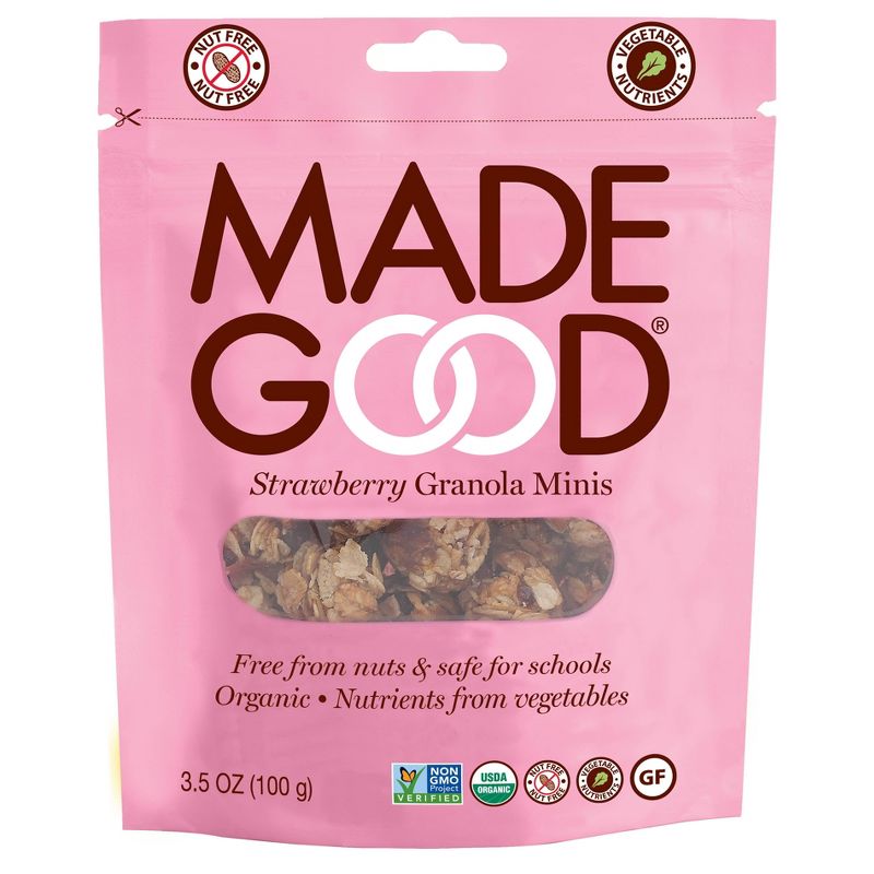 MadeGood Strawberry Granola Minis - 3.5oz