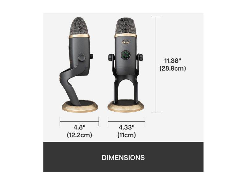 Blue Yeti USB Microphone - Blackout