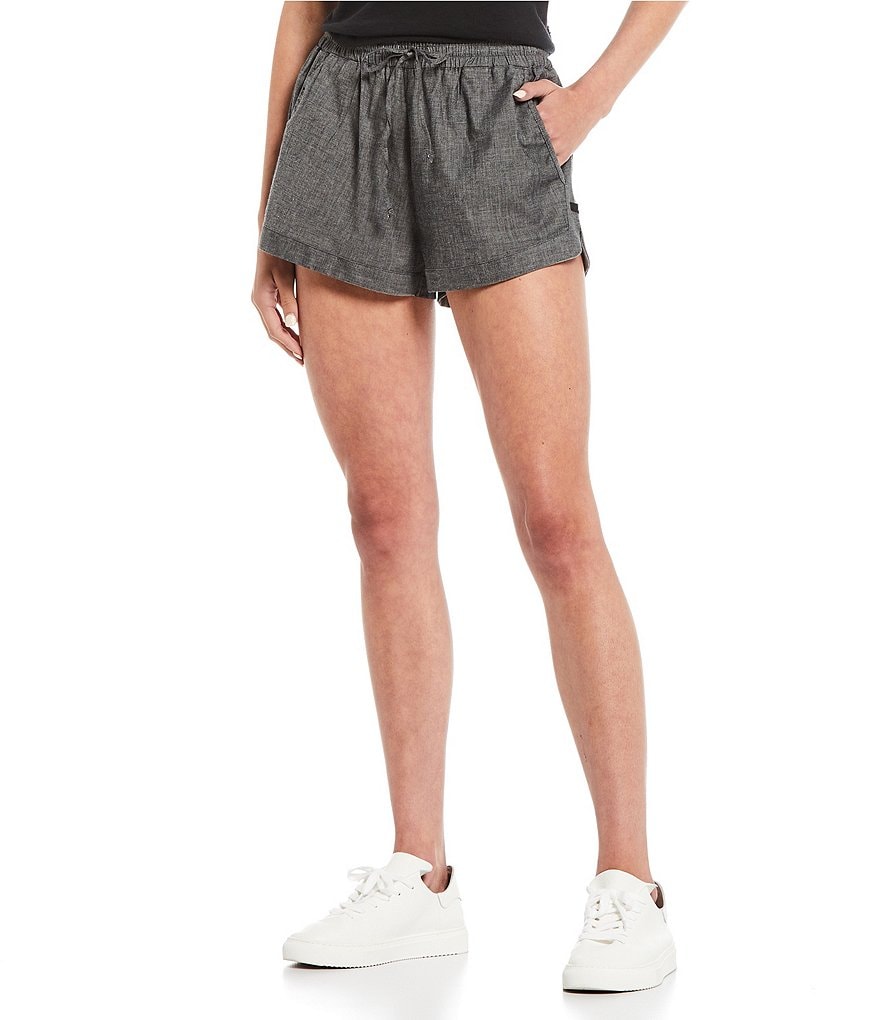 Hurley Chambray Dolphin Hem Shorts
