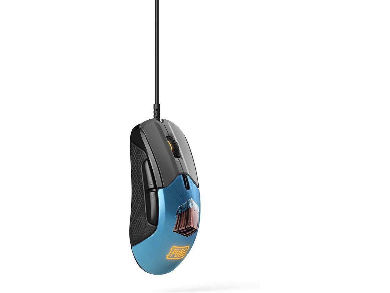 SteelSeries Rival 310 PUBG Edition Gaming Mouse - 12,000 CPI TrueMove3 Optical Sensor - Split-Trigger Buttons - RGB Lighting
