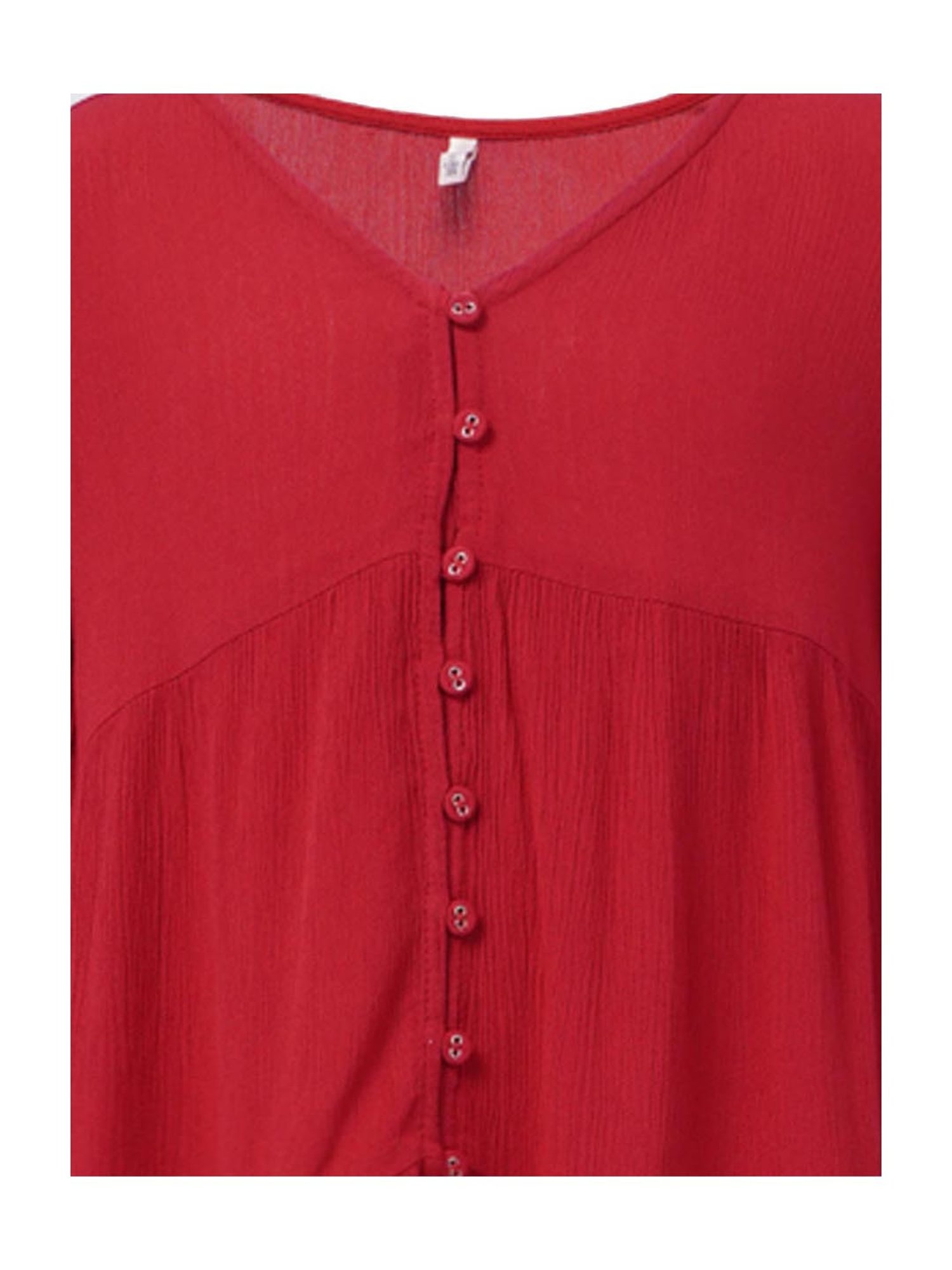 KIDS ONLY Red Solid Dress