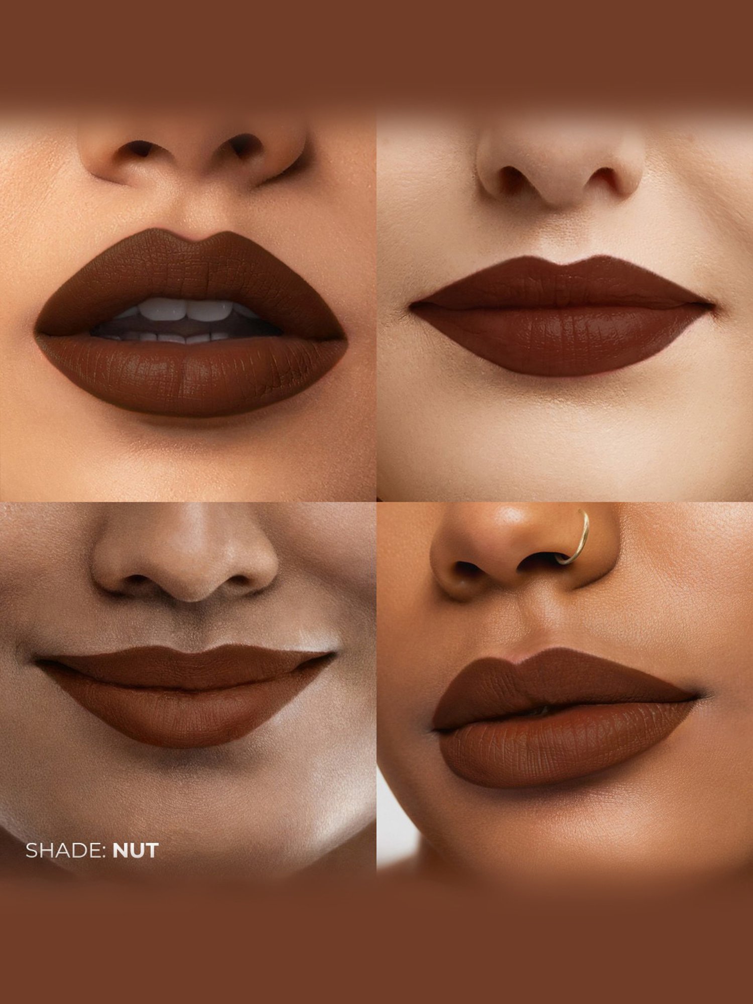 FAE Beauty Lip Whip 12H Liquid Lipstick Nut - 10 ml