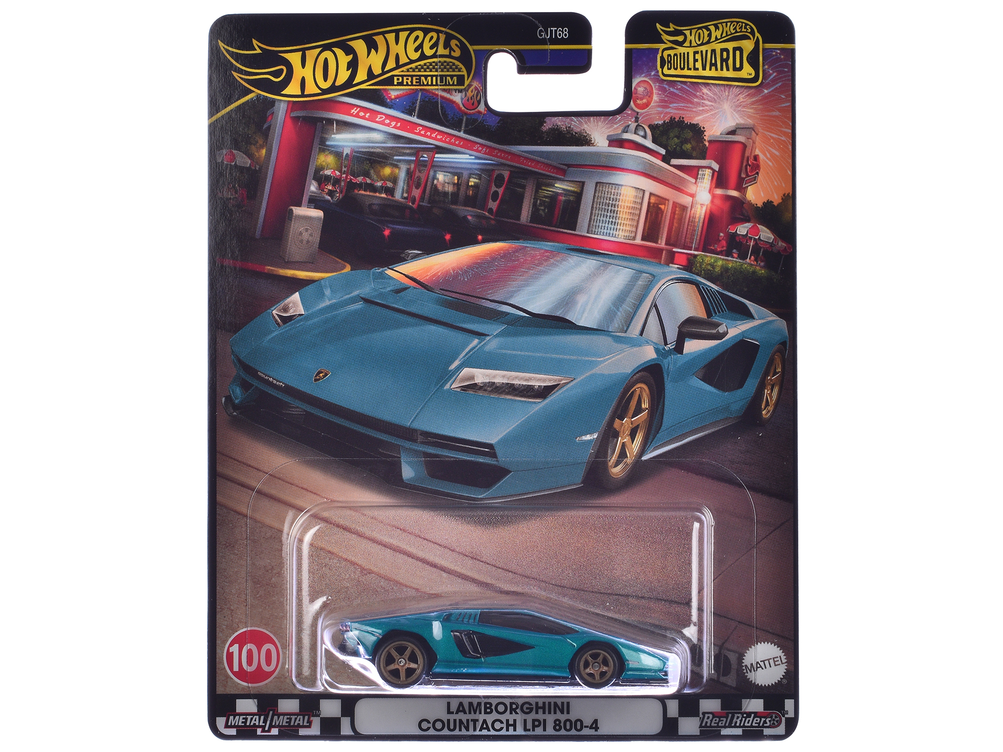 Lamborghini Murcielago LP640 Candy Blue "Hyper-Spec" 1/24 Diecast Model Car by Jada