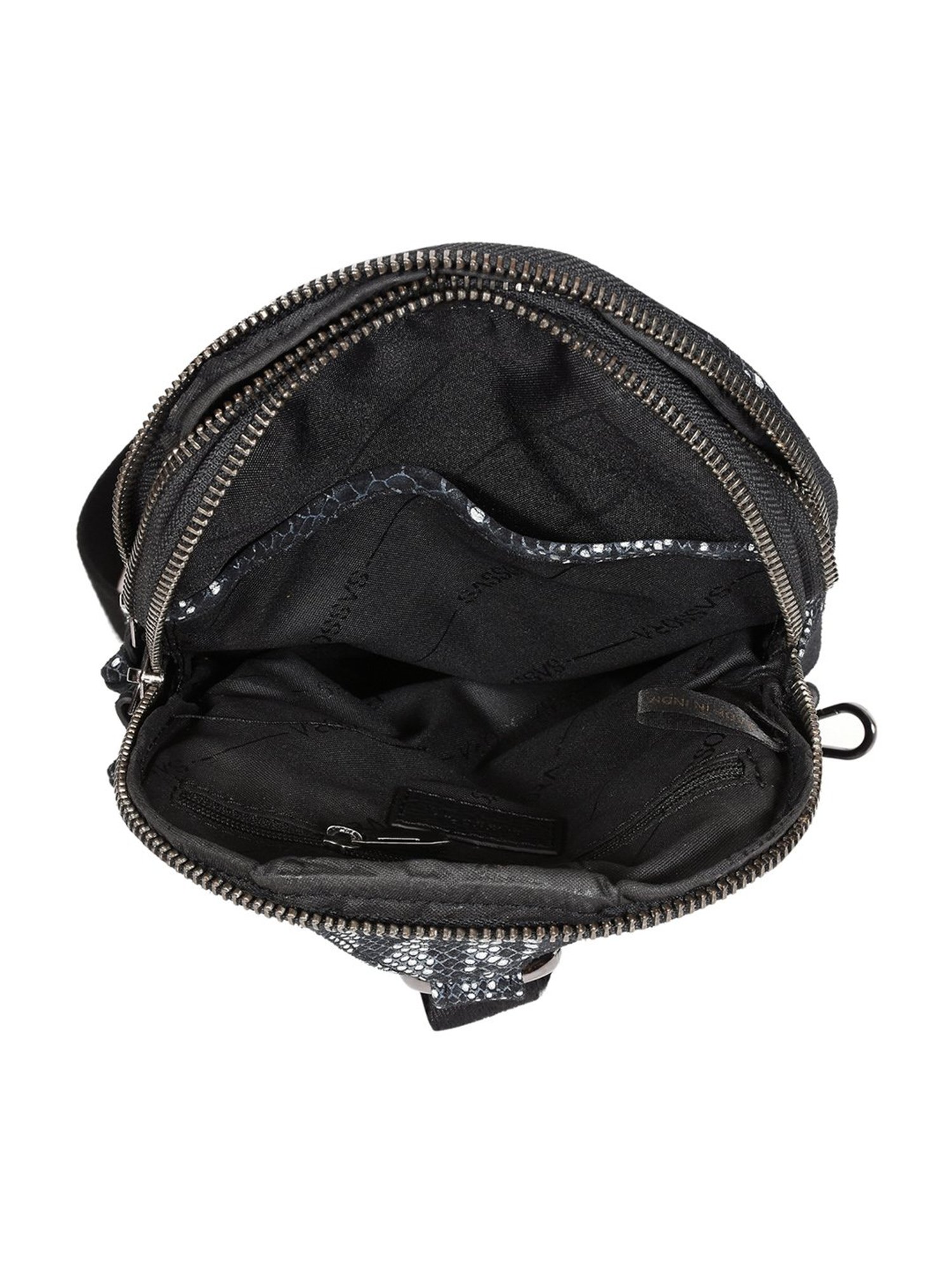 Tohl Fenwick Black Leather Medium Backpack