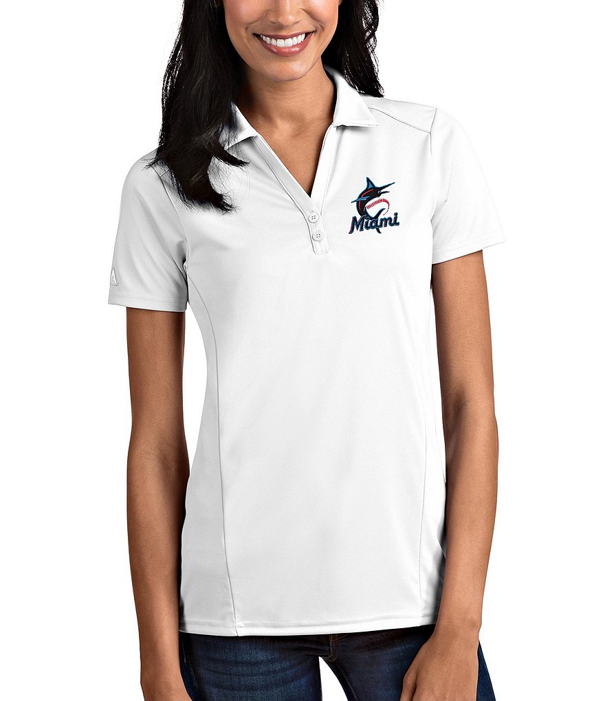 Antigua Women's MLB Tribute Short-Sleeve Polo Shirt