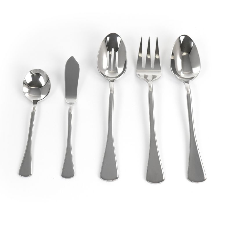 Gibson Elite Verdi 45 Piece Stainless Steel Flatware Set