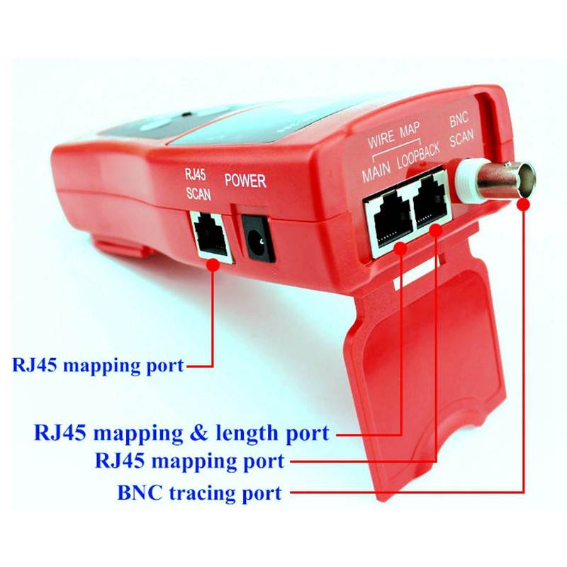 Noyafa NF-388 Telephone Wire Tracker LAN Network Cable Tester for USB BNC RJ45 RJ11 Line Finder Diagnose Tone Networking Tools