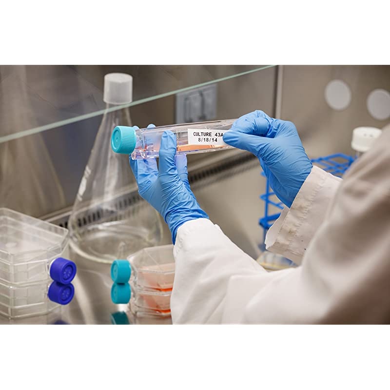 Official M217507425 Polypropylene Laboratory Labels Black on White Designed for BMP21PLUS BMP21LAB BMP21 ID PAL and LABPAL Printers 21 Length 075quot Width