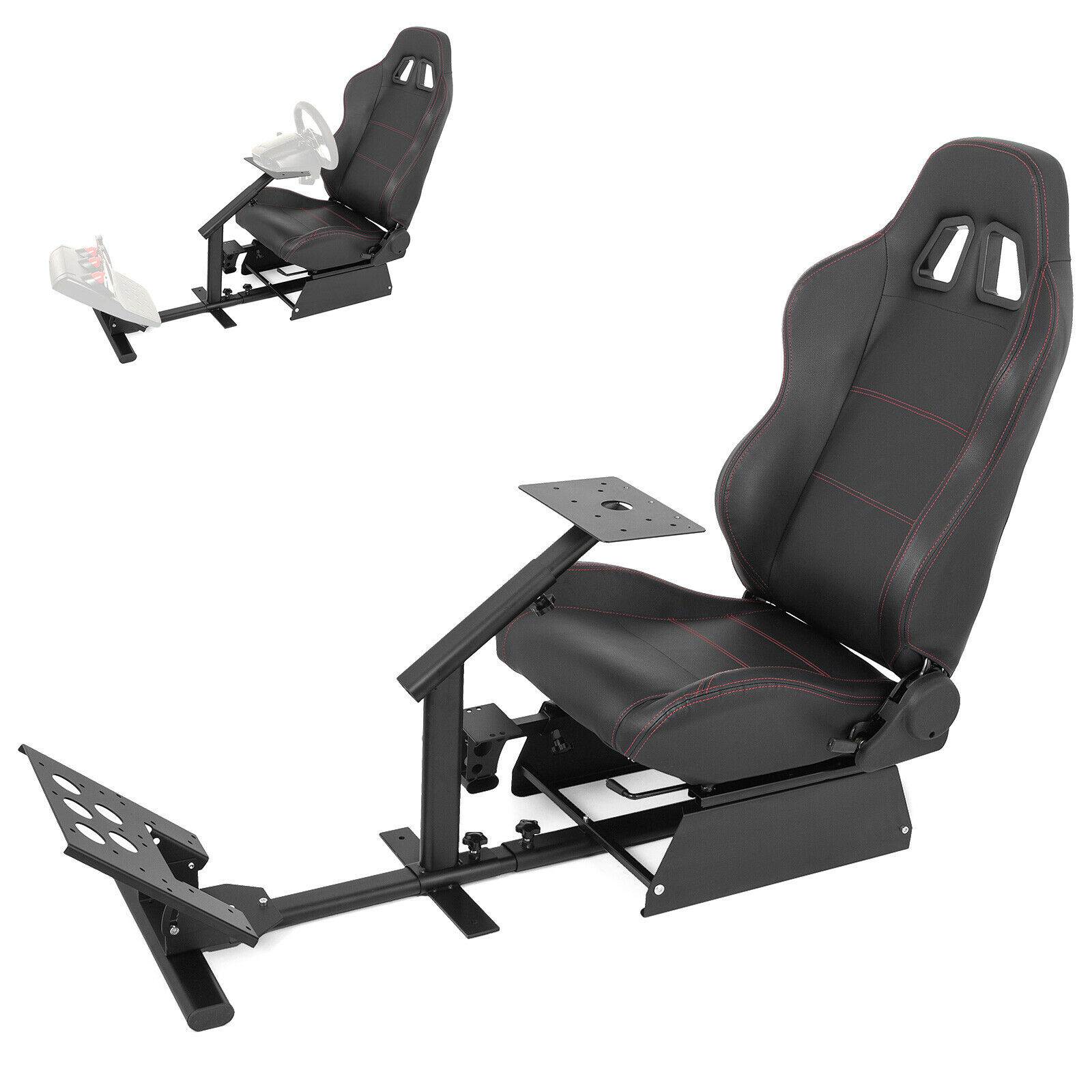 VEVOR Racing Simulator Cockpit Adjustable Driving Gaming Seat for PS3/4 Xbox G29 G920 PC Foldable Racing Chair with Gear Shift