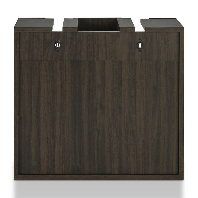 Ralswel Wall Mount Wine Rack Wenge - miBasics