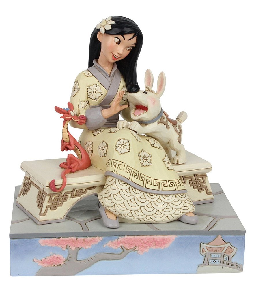 Disney Traditions Jim Shore Mulan White Woodland Figurine