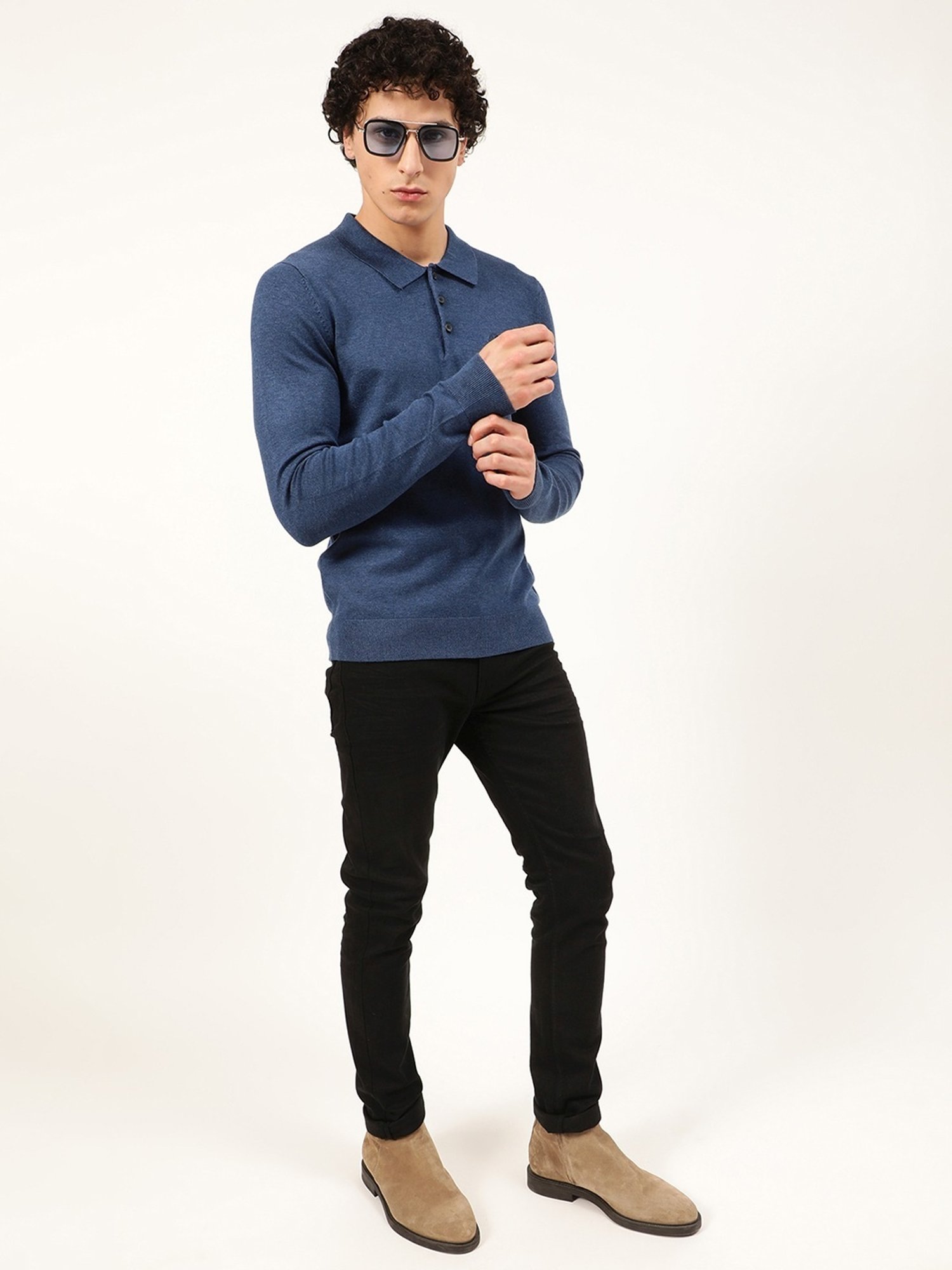 Lindbergh True Blue Slim Fit Sweater