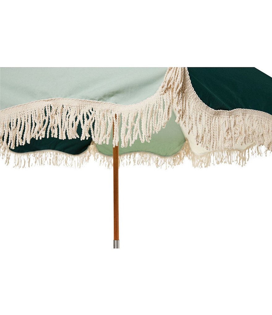 business & pleasure 70's Panel Santorini Premium Beach Umbrella