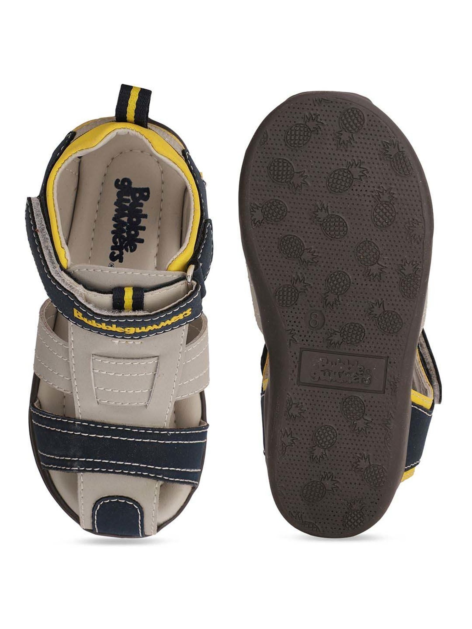Bubblegummers by Bata Kids Blue & Grey Floater Sandals