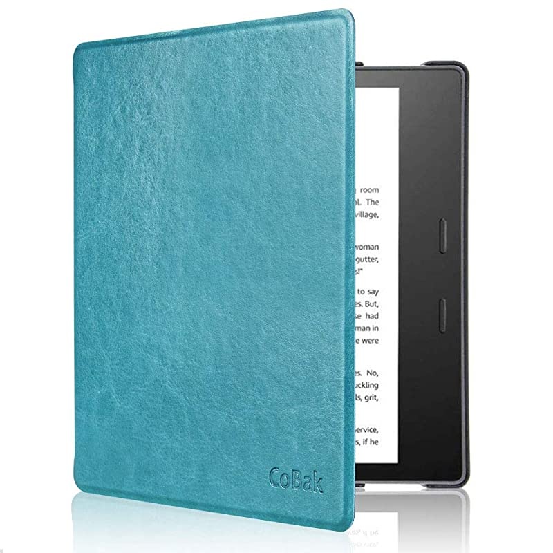 Kindle Oasis Case Premium PU Leather Smart Cover with Auto Sleep Wake Feature for Kindle Oasis 9th 10th Generation Slim Fit Sky Blue