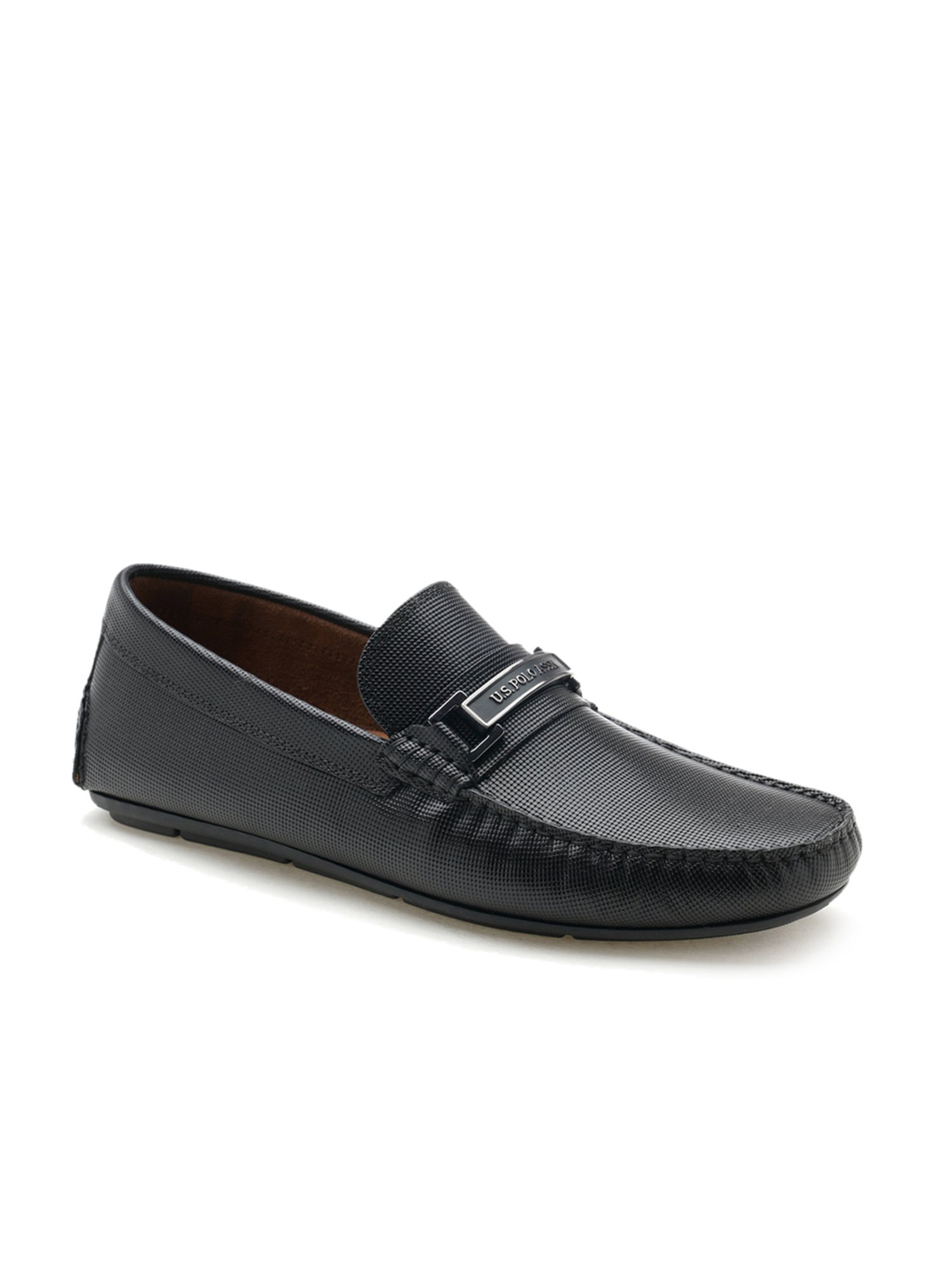 U.S. Polo Assn. Men's Black Casual Loafers